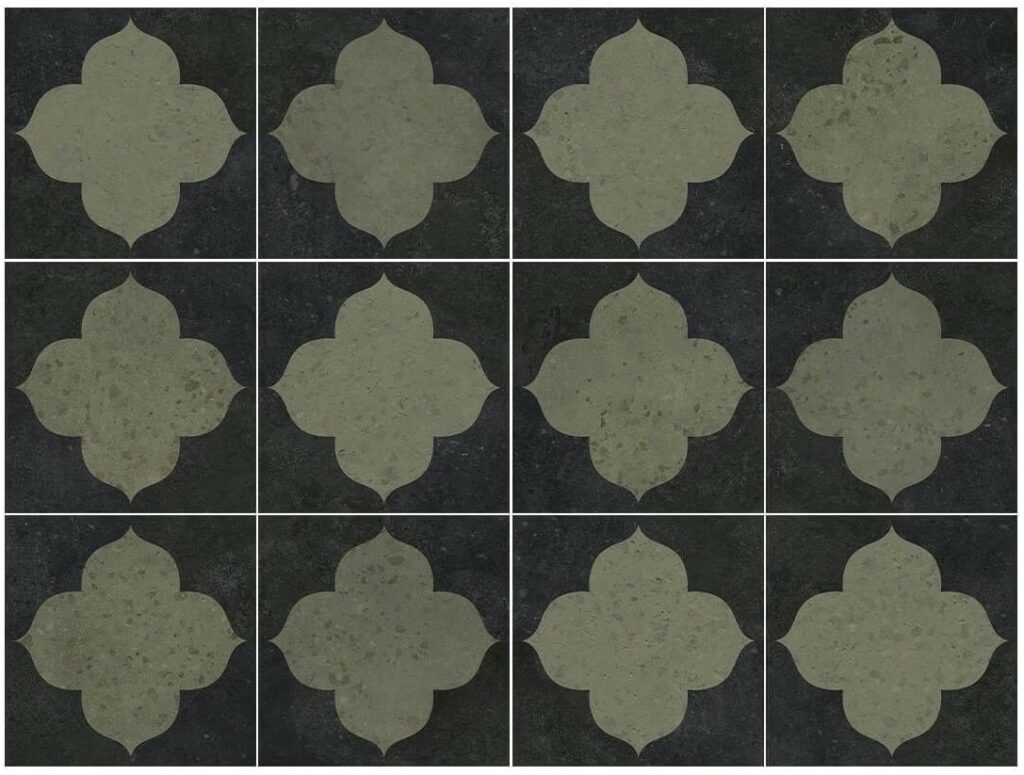 Medi Romance Clay Bloom Series — gạch 300 × 300 mm