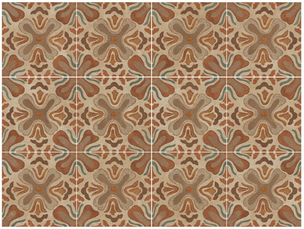 Medi Romance Clay Bloom Series — gạch 300 × 300 mm