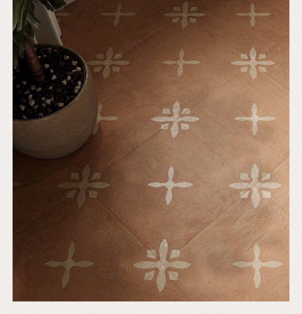 Medi Romance Clay Bloom Series — gạch 300 × 300 mm