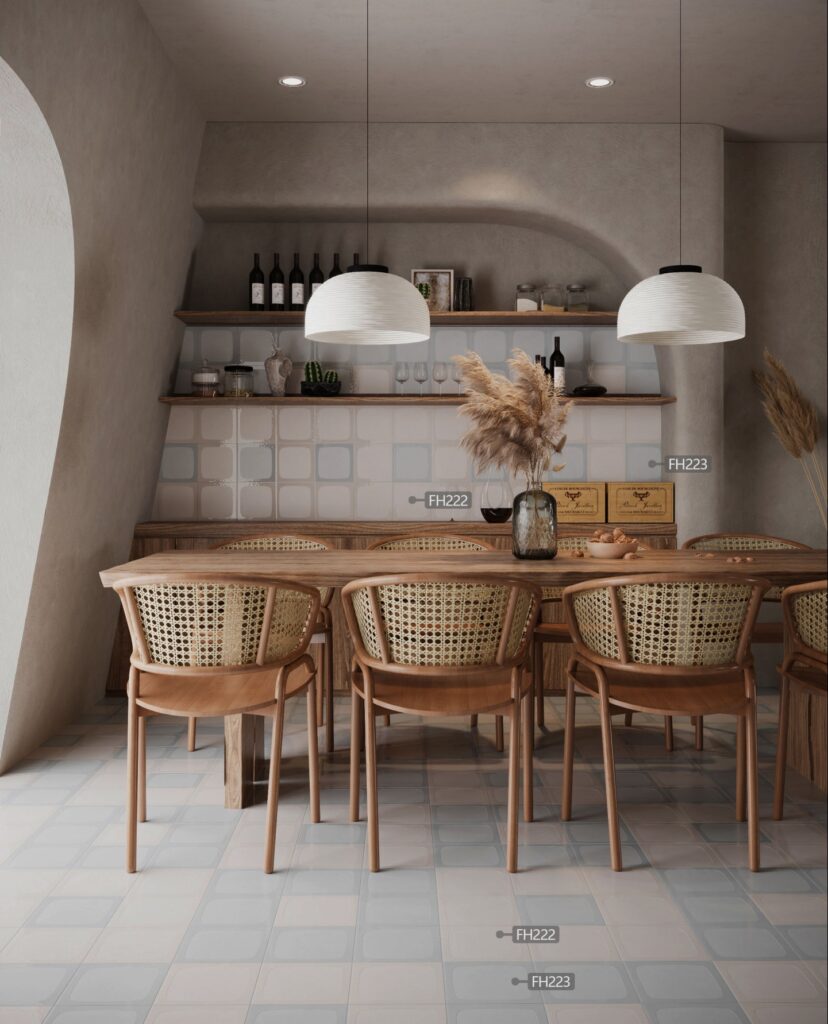 The Art of Tile Originality — gạch 200 × 200 mm