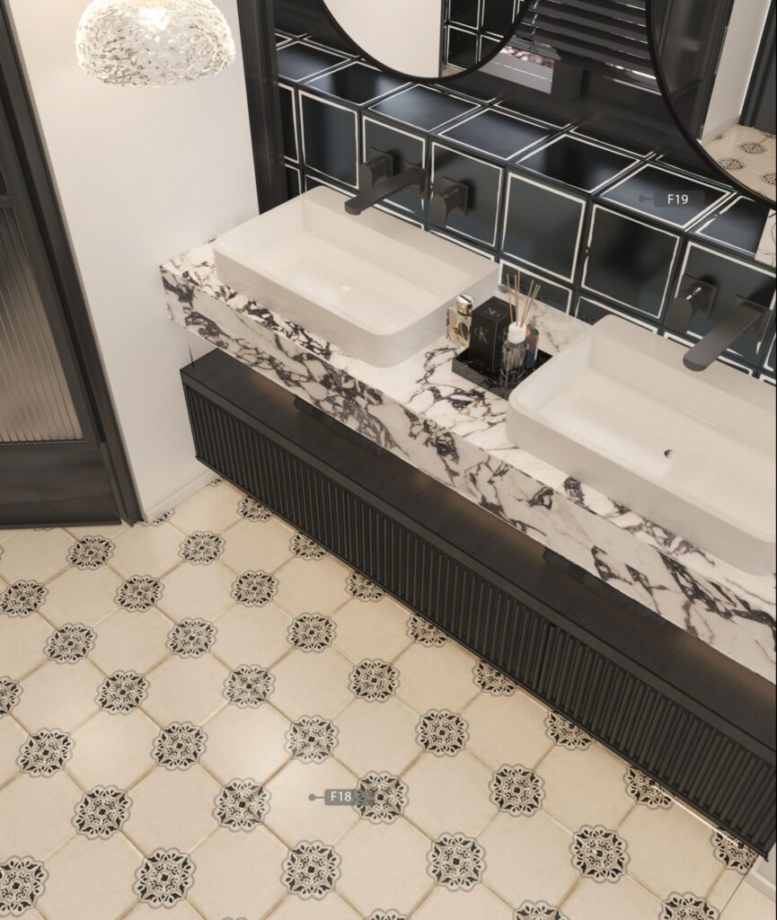 The Art of Tile Originality — gạch 200 × 200 mm