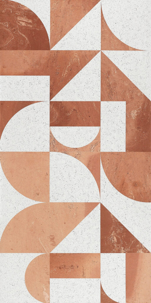 Fashion Terrazzo Lapato Finish · mã DL612SVLT51B — gạch 600 × 1200 mm