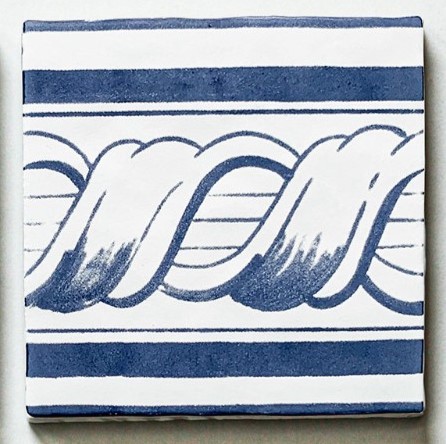Handmade Artistic Tile · mã SC123605Y-D — gạch 123 × 123 mm