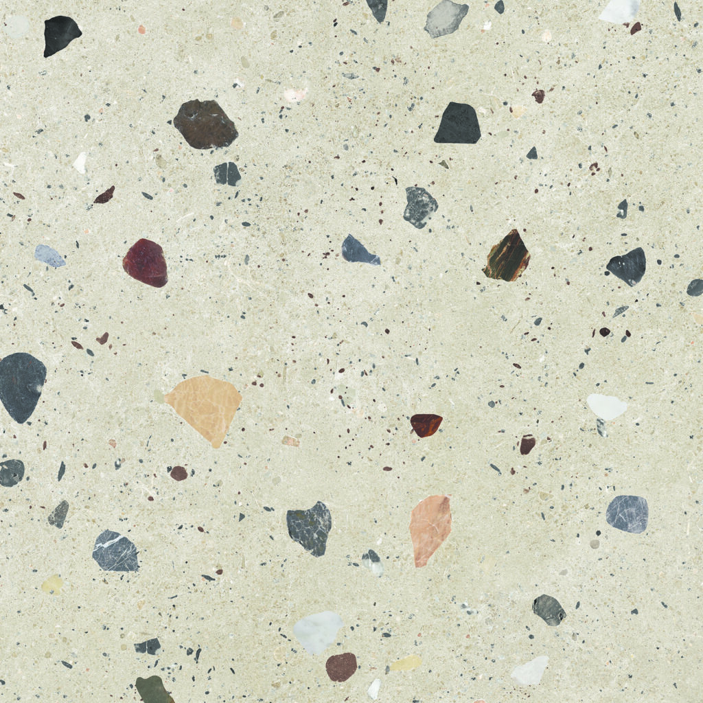 Fashion Terrazzo Pietra Agenta — gạch 600 × 600 mm